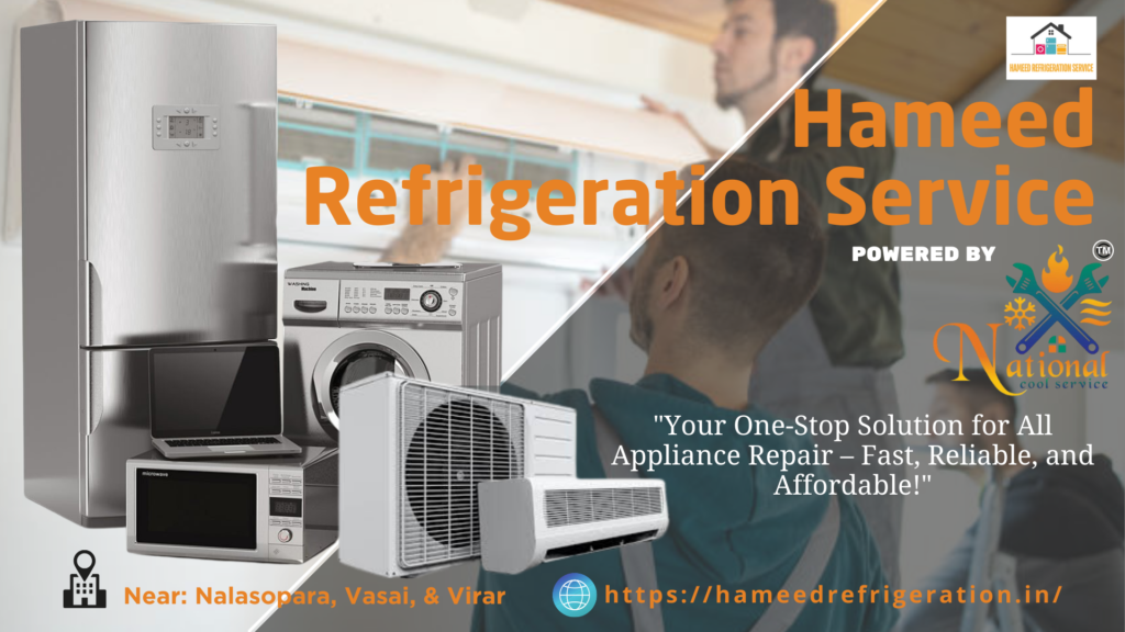 ALL APPLIANCE SERVICE REPAIR AT NEAR ME HAMEED REFRIDGERATION SERVICE