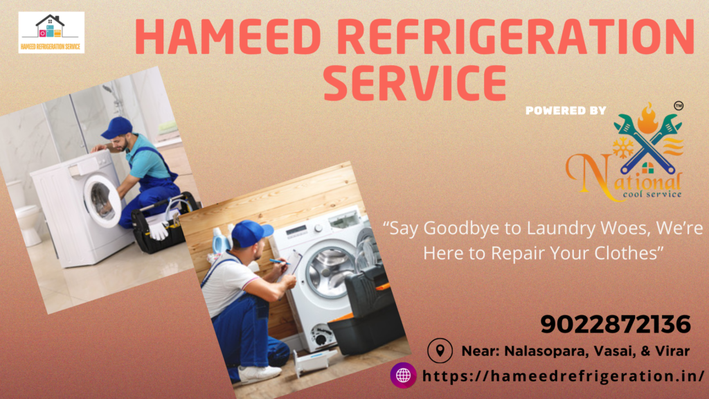 washing machine repair at NALASOPARA HAMEED REFRIDGERATION SERVICE06