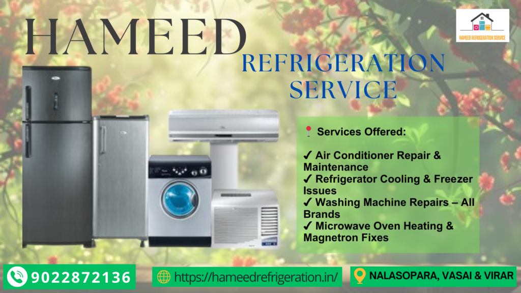 ALL APPLIANCE SERVICE REPAIR AT vasai HAMEED REFRIDGERATION SERVICE 16