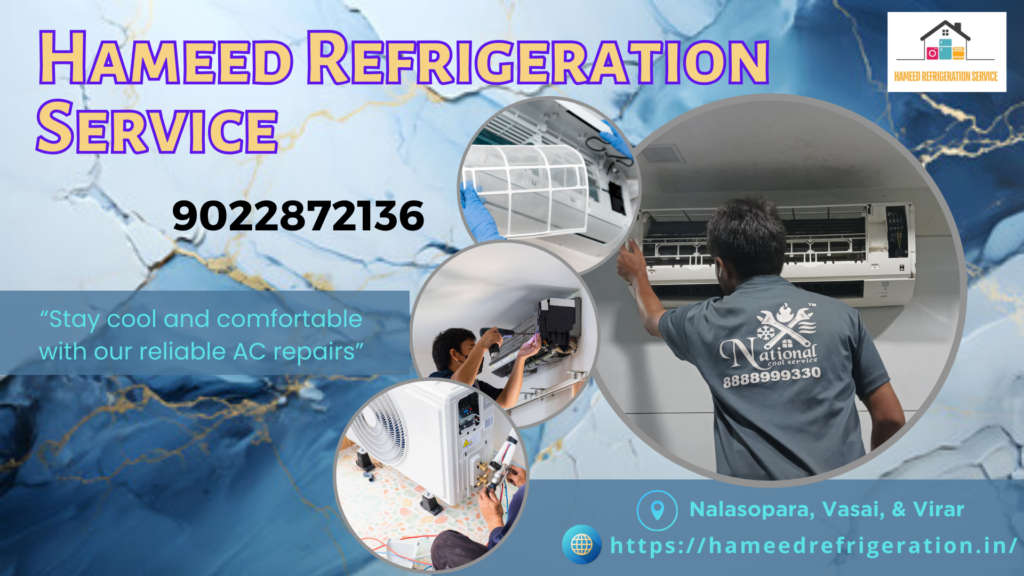 ac repair service at vasai HAMEED REFRIDGERATION SERVICE 07