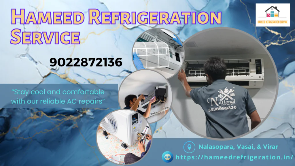 ac repair service at vasai HAMEED REFRIDGERATION SERVICE 07