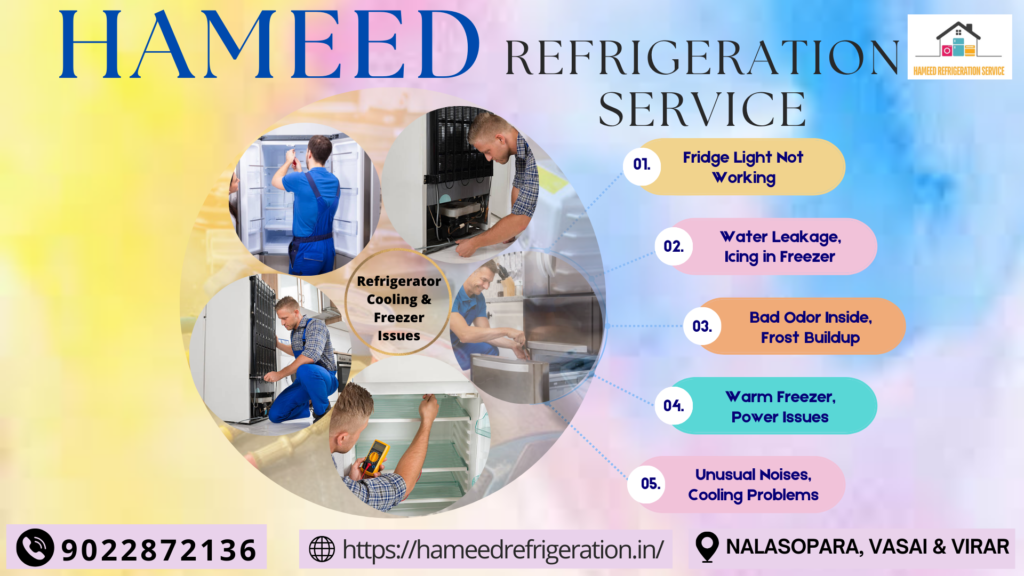 fridge COOLING PROBLEM repair SERGVICE at VASAI HAMEED REFRIDGERATION SERVICE 19