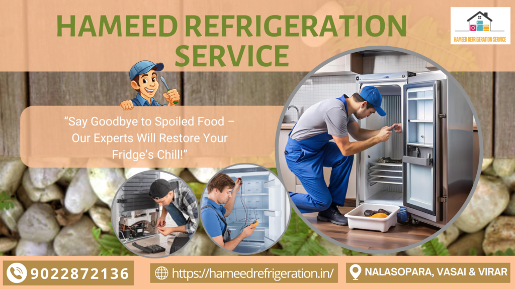 fridge COOLING PROBLEM repair SERGVICE at VASAI HAMEED REFRIDGERATION SERVICE 27