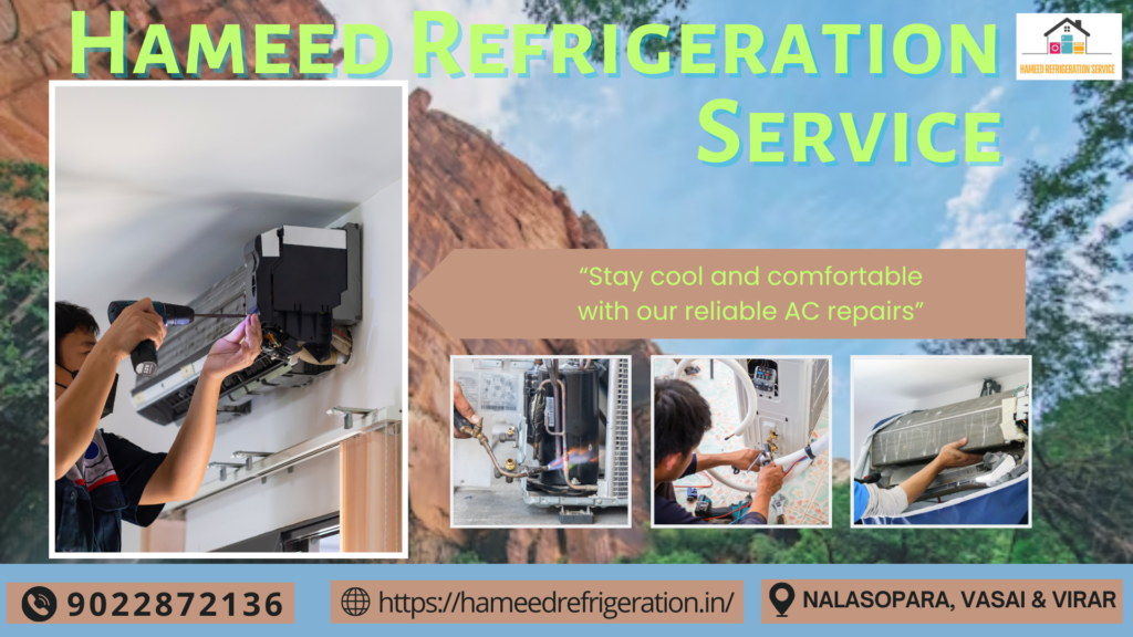 ac repair service at nalasopara HAMEED REFRIDGERATION SERVICE 02 12