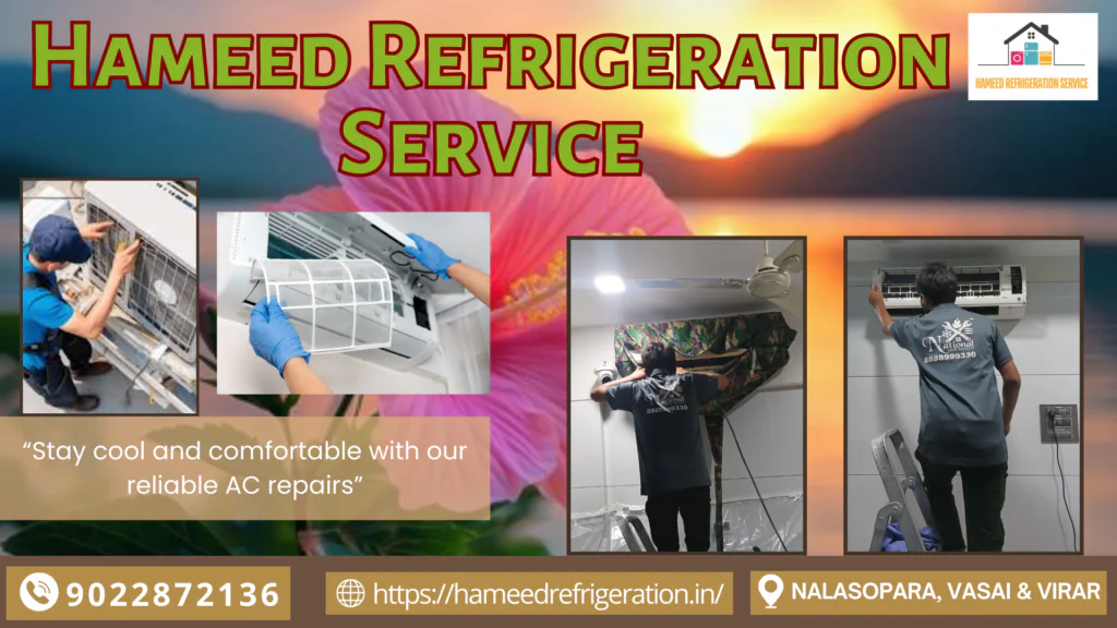 ac repair service at nalasopara HAMEED REFRIDGERATION SERVICE 05 12