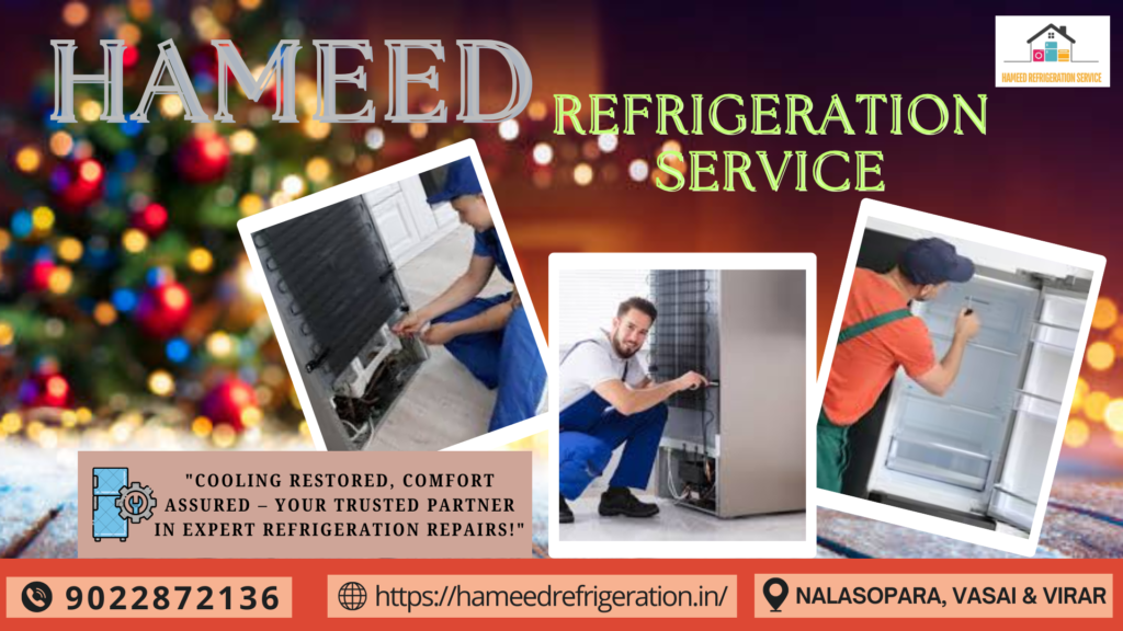 fridge repair at virar near me HAMEED REFRIDGERATION SERVICE 22 12