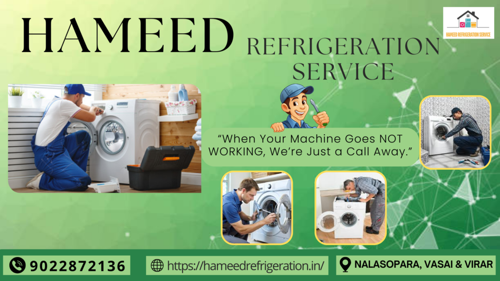 washing machine repair at virar HAMEED REFRIDGERATION SERVICE 09 12