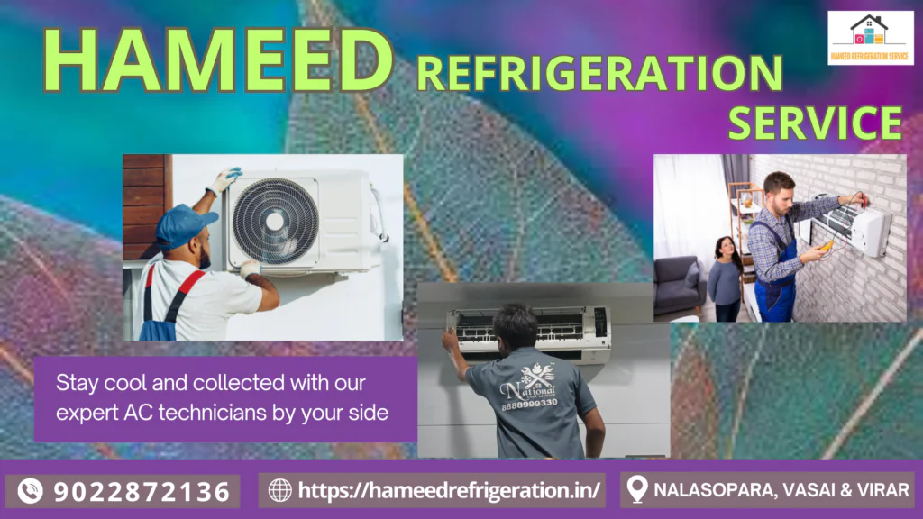 Comprehensive Air Conditioner Repair and Services in Nalasopara, Vasai, and Virar- 1 ac repair service at nalasopara HAMEED REFRIDGERATION SERVICE 04 01