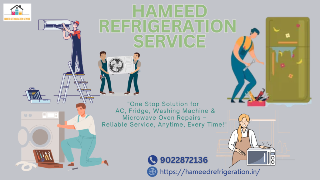 Best Air Conditioner, Refrigeration, Washing Machine & Microwave Oven Repair Services in Nalasopara, Vasai & Virar – 3 ALL APPLIANCE SERVICE REPAIR AT vasai HAMEED REFRIDGERATION SERVICE 24 03