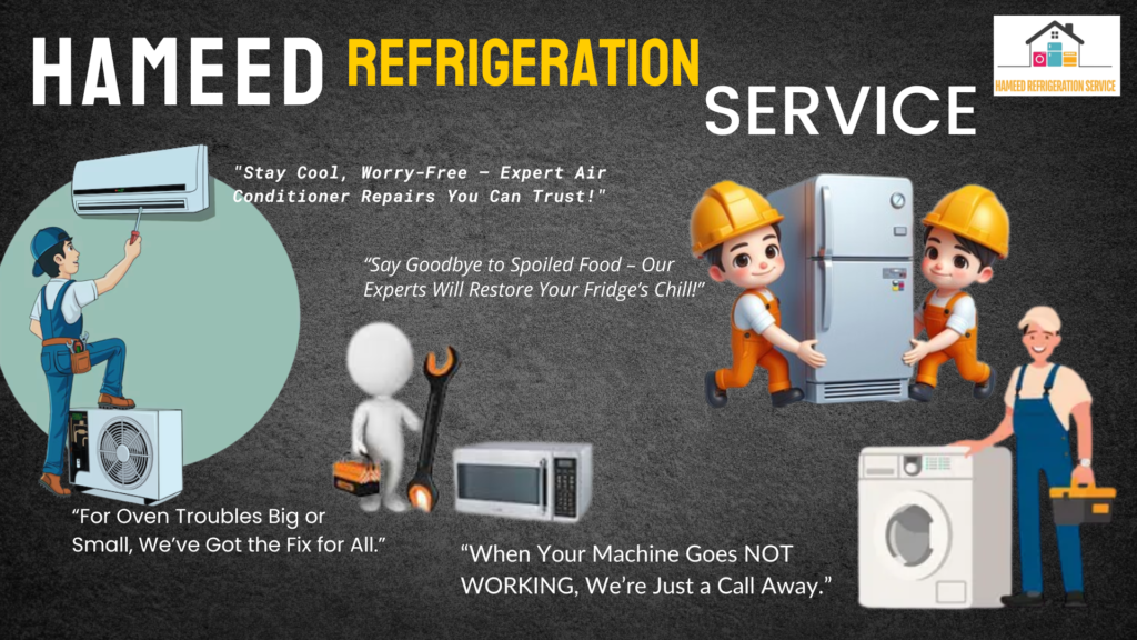 ALL APPLIANCE SERVICE REPAIR AT NEAR ME HAMEED REFRIDGERATION SERVICE 01 05