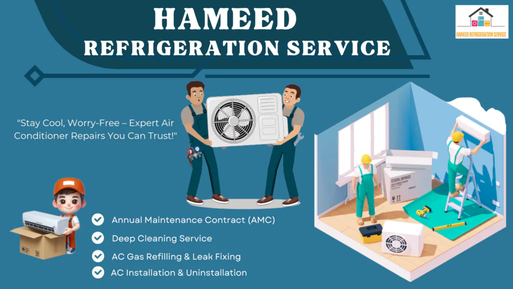 ac repair service at nalasopara HAMEED REFRIDGERATION SERVICE 04 05