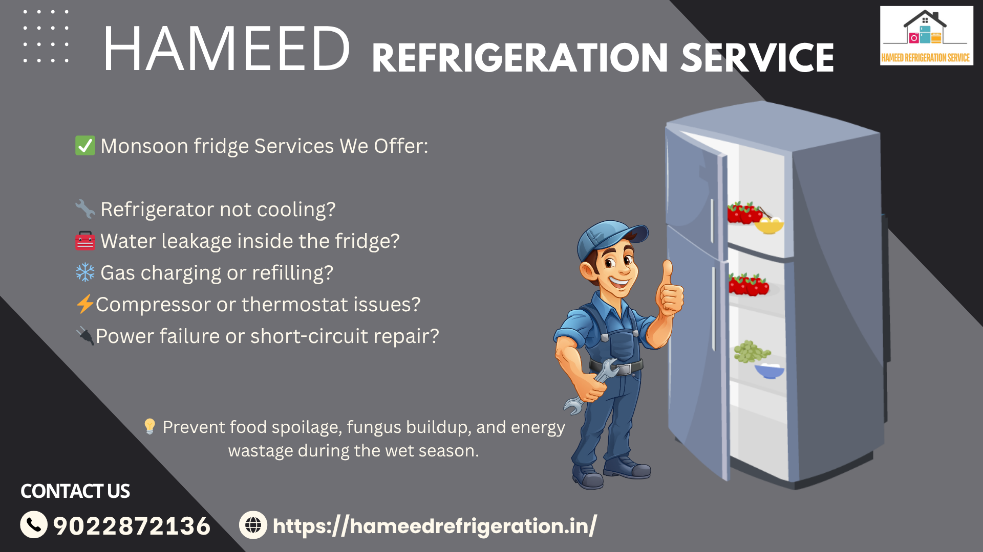 🧊 Reliable Refrigeration Repair and Services in Nalasopara, Vasai, Virar & Near Me –
