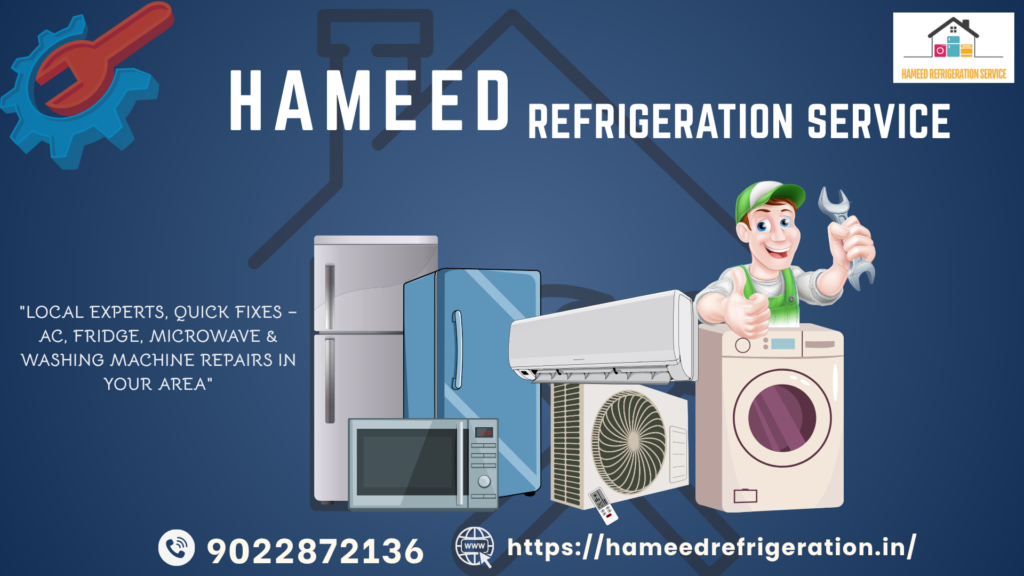 ALL APPLIANCE SERVICE REPAIR AT vasai HAMEED REFRIDGERATION SERVICE 02 07